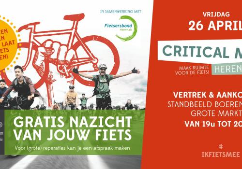 Critical Mass - fietstocht met gratis fietsnazicht en drankje © Fietsersbond