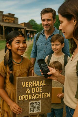 Aponi's Indianen Kinder Wandeling © The Old Farm