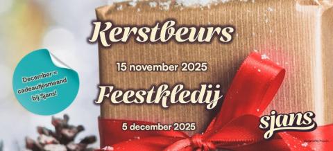Sjans Kerstbeurs en Feestkledij © Freepik