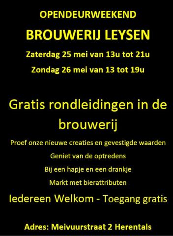 Opendeurdag Brouwerij en Stokerij Leysen © jorge