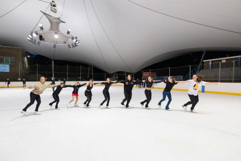 Schaatsen op de Herentalse ijsbaan © Sport Vlaanderen Herentals