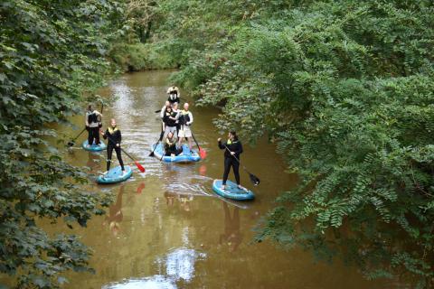 Verhuur en verkoop van sup boards, introductie en suplessen. © Sup-Her