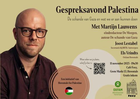 Palestina gespreksavond © herentals for palestine