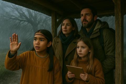 Aponi's Indianen Kinder Wandeling © The Old Farm