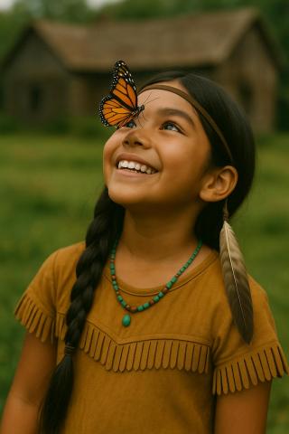 Aponi's Indianen Kinder Wandeling © The Old Farm