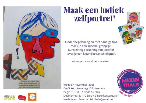 Ludiek zelfportret / Femma Mixinthals © Femma Mixinthals