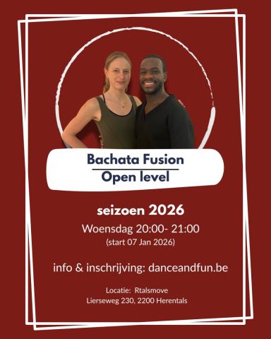 Bachata Fusion (Open level) © Dance & Fun VZW