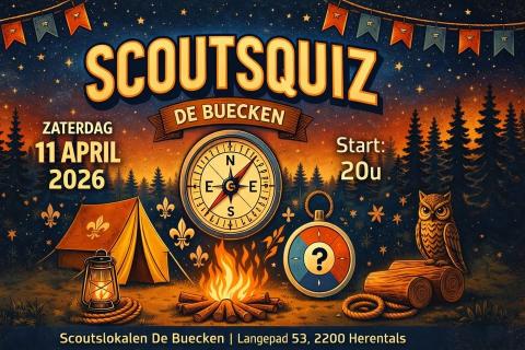 Scoutsquiz De Buecken 2026 © Scouts De Buecken