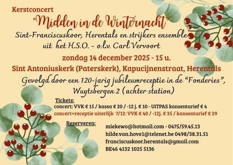 "MIDDEN IN DE WINTERNACHT" - Kerstconcert © Franciscuskoor
