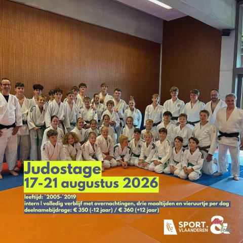Judostage zomervakantie © KAVVV & FEDES