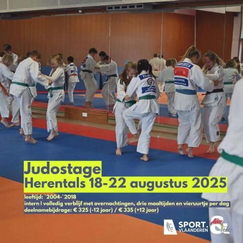 Judostage zomervakantie © KAVVV & FEDES