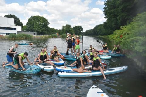 Verhuur en verkoop van sup boards, introductie en suplessen. © Sup-Her
