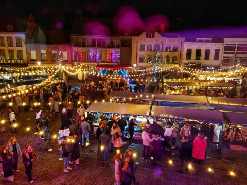 Winterlicht: Kerstmarkt © stad Herentals