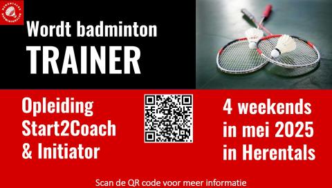 Opleiding Badminton Trainer Start To Coach en Initiator © Alain Bex