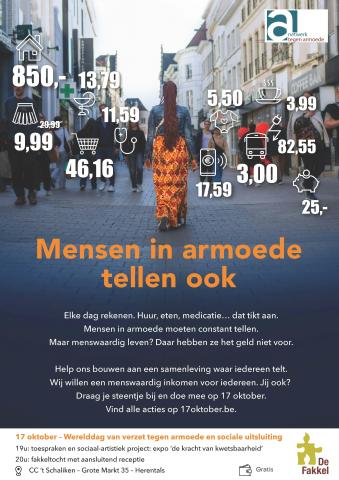 Werelddag van Verzet tegen Armoede Herentals © Netwerk tegen Armoede
