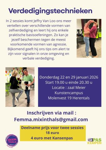 Verdedigingstechnieken / organisatie Femma Mixinthals © femma mixinthals