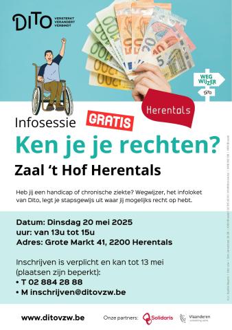 Infosessie 'Ken je je rechten' © vzw Dito