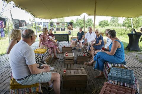 Saffraanbeleving 'Walk & Taste' © Belgische Saffraan