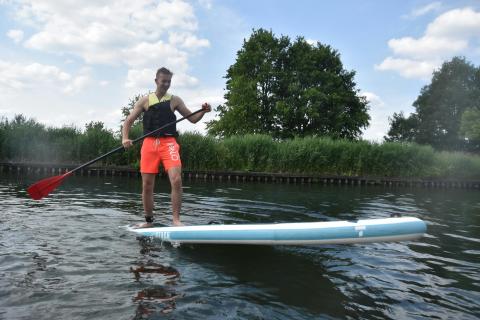 Verhuur en verkoop van sup boards, introductie en suplessen. © Sup-Her