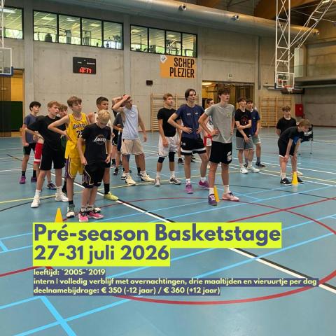 Pré-season Basketstage zomervakantie © KAVVV & FEDES