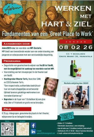 Adem2020 nodigt Wouter Torfs uit ten voordele van MPI Oosterlo © Adem2020 vzw