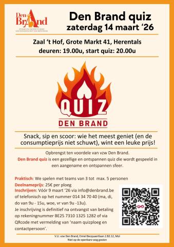 Den Brand quiz © vzw Den Brand