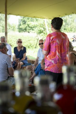 Saffraanbeleving 'Walk & Taste' © Belgische Saffraan