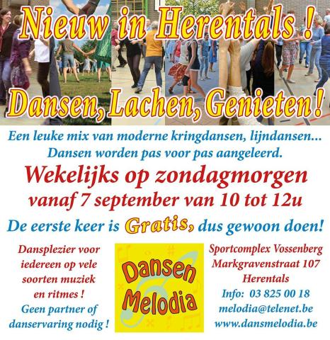 Dansen, Lachen, genieten! Nieuwe startersgroep in Herentals! © Melodia
