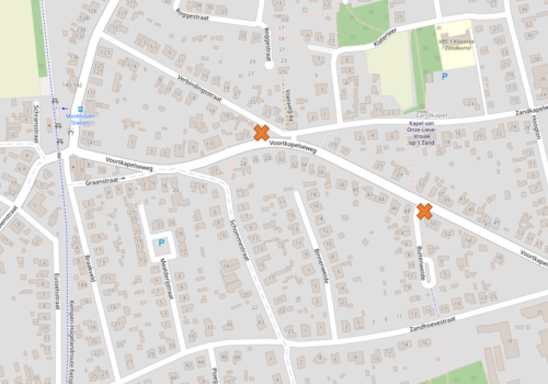 Afvalophaling tijdens asfaltwerkzaamheden in Voortkapelseweg