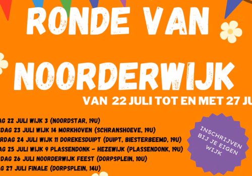 Verkeersmaatregelen tijdens Ronde van Noorderwijk en Noorderwijk Feest
