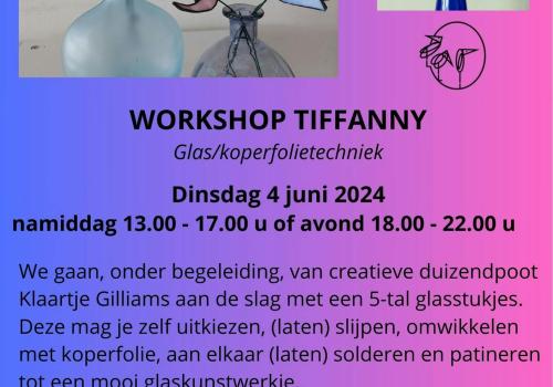 Workshop Tiffanny / organisatie Femma Mixinthals © Femma Mixinthals