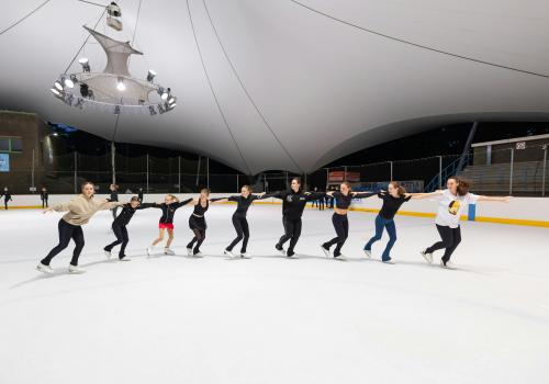 Schaatsen op de Herentalse ijsbaan © Sport Vlaanderen Herentals
