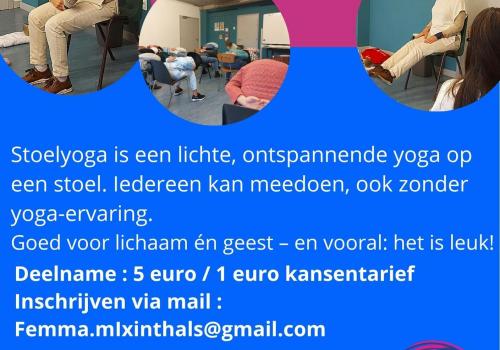 Stoelyoga / organisatie Femma Mixinthals © Femma Mixinthals