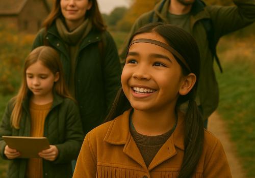 Aponi's Indianen Kinder Wandeling © The Old Farm