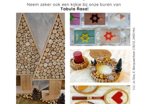 kerst- en geschenkenmarkt Dagbesteding vzw Den Brand © vzw Den Brand