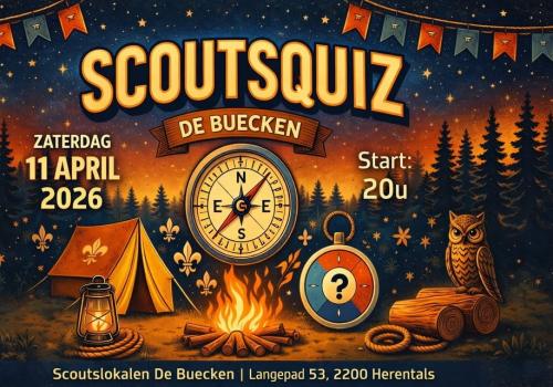 Scoutsquiz De Buecken 2026 © Scouts De Buecken Scoutsquiz De Buecken 2026 © Scouts De Buecken