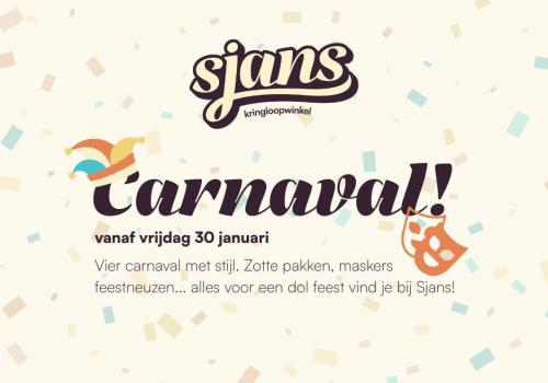 Carnaval bij Sjans kringloopwinkel © Sjans kringloopwinkel