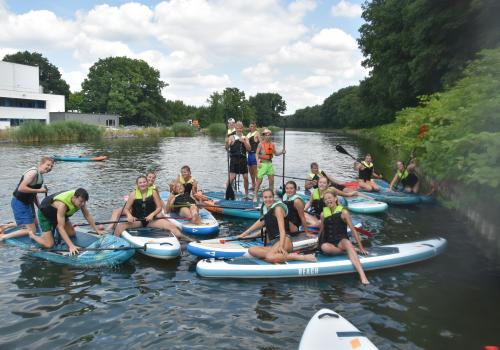 Verhuur en verkoop van sup boards, introductie en suplessen. © Sup-Her