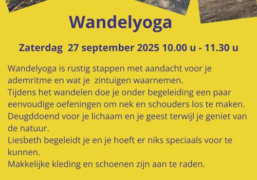 Wandelyoga / organisatie Femma Mixinthals © femma Mixinthals