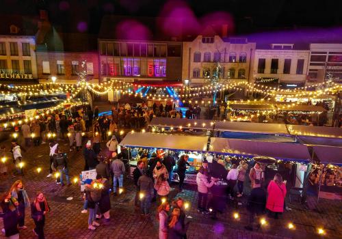 Winterlicht: Kerstmarkt © stad Herentals