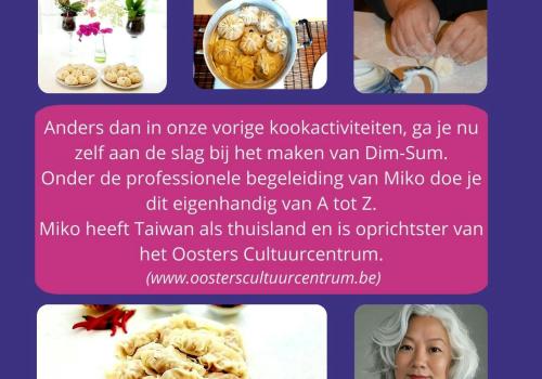 Kookactiviteit workshop Dim Sum  maken © Mixinthals