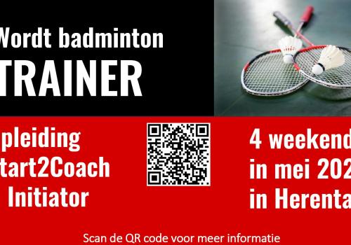 Opleiding Badminton Trainer Start To Coach en Initiator © Alain Bex