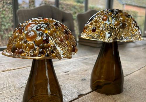 Glaskunst Workshop - Paddenstoel © ©Maaike Depauw Glaskunst Workshop - Paddenstoel © ©Maaike Depauw