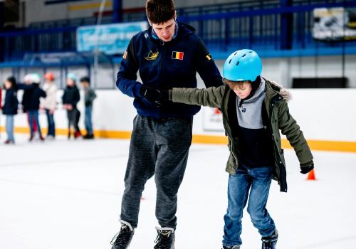 Start 2 Ice Skate: schaatslessen voor kids © Sport Vlaanderen Herentals