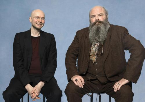 Stefaan Van Brabant en Damiaan De Schrijver - Schopenhauer © Sofie Knijff Stefaan Van Brabant en Damiaan De Schrijver - Schopenhauer © Sofie Knijff