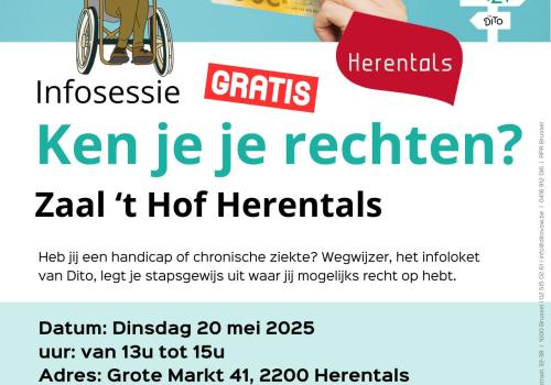 Infosessie 'Ken je je rechten' © vzw Dito