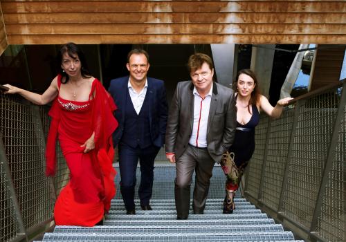 Eliane Rodrigues, Stephanie Proot, Carlo Willems, Koen Wilmaers - Bernstein & Gershwin © The Bernstein & Gershwin Connection Eliane Rodrigues, Stephanie Proot, Carlo Willems, Koen Wilmaers - Bernstein & Gershwin © The Bernstein & Gershwin Connection