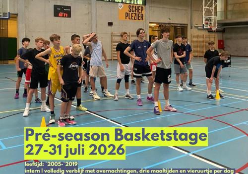 Pré-season Basketstage zomervakantie © KAVVV & FEDES
