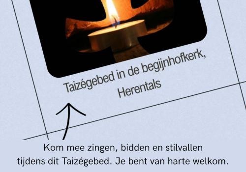Taizégebed : 24 uren voor de Heer © pastorale eenheid H. Thomas Herentals