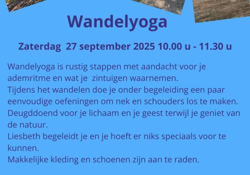 Wandelyoga / organisatie Femma Mixinthals © femma Mixinthals